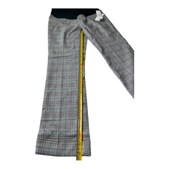 TRIBAL X Stitch Fix Bay Leaf Maternity cuffed pants in Glen Check Gray NEW - Picture 11 of 14